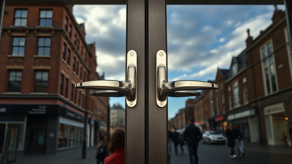 Glass Doors Leverstock Green