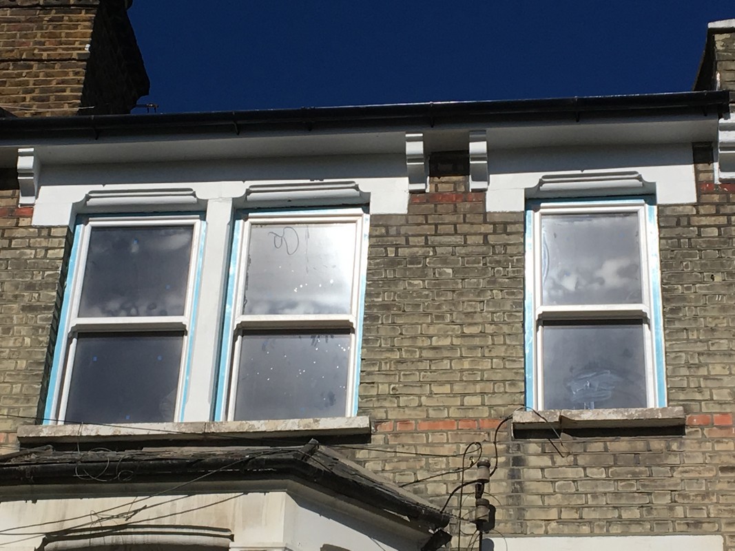 New uPVC sash windows fitted on Victorian terrace in Hemel Hempstead